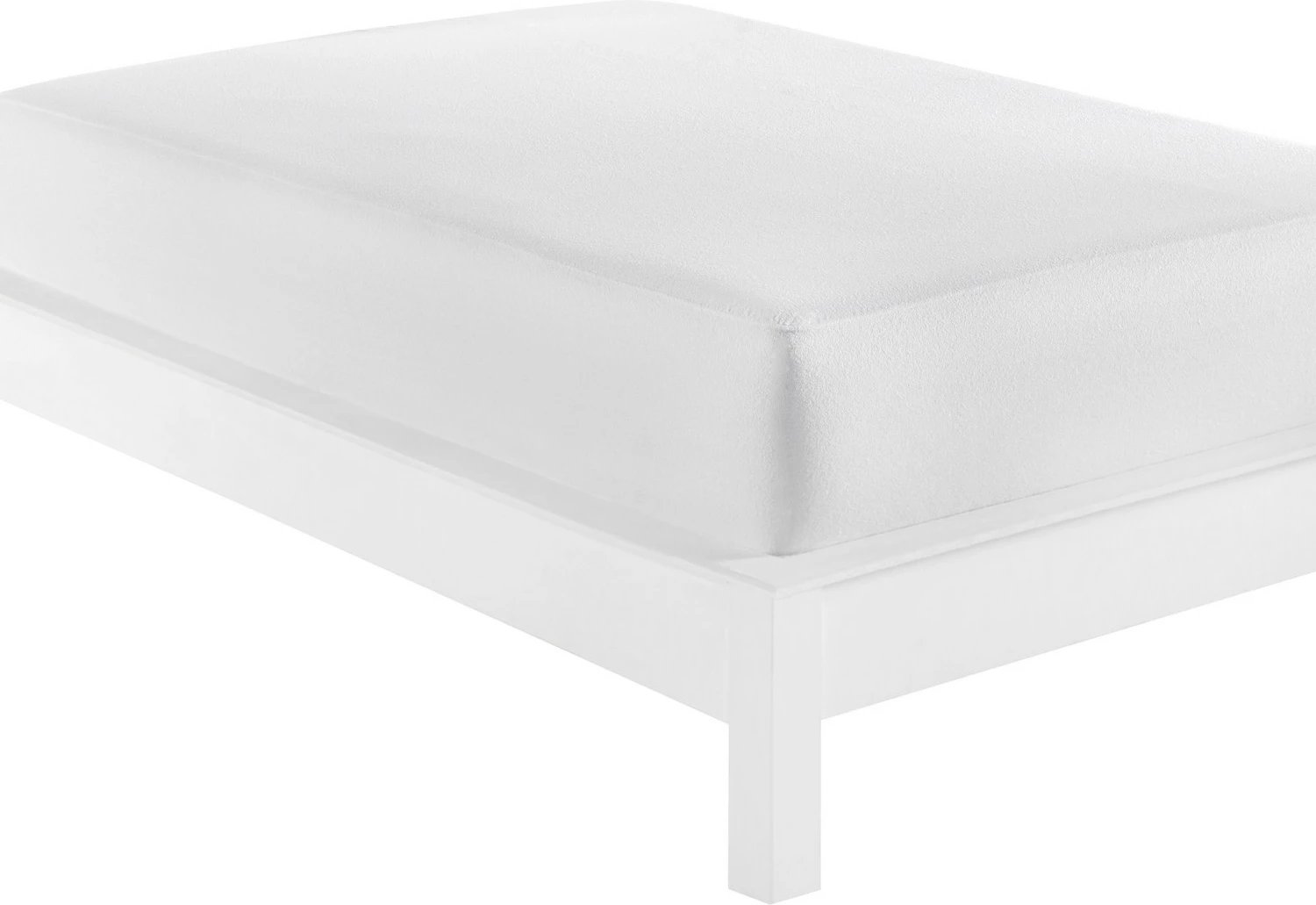 Mbrojtës dysheku për shtrat dopio, i bardhë, L'Essentiel Linge de Maison, 140x200cm