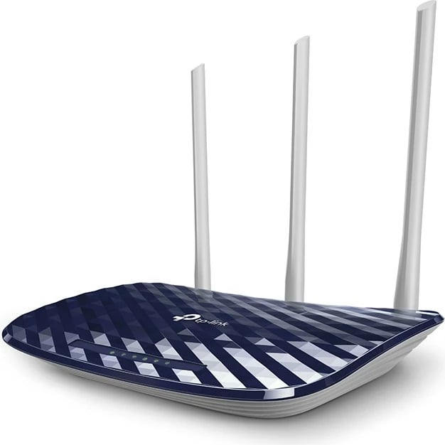 Ruter TP-LINK Archer C20 AC750, 1 WAN, 4 LAN, Dual-Band, Gri/Navy blue