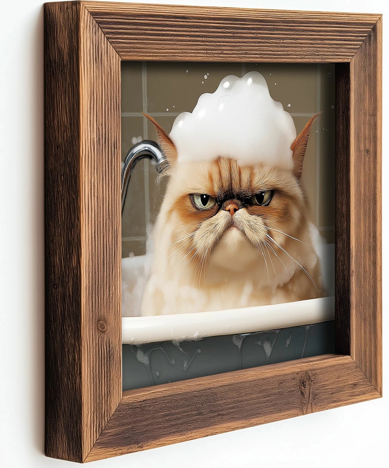 Pikturë dekorative me kornizë, MDF, Wallity, UKZM080, shumëngjyrëshe