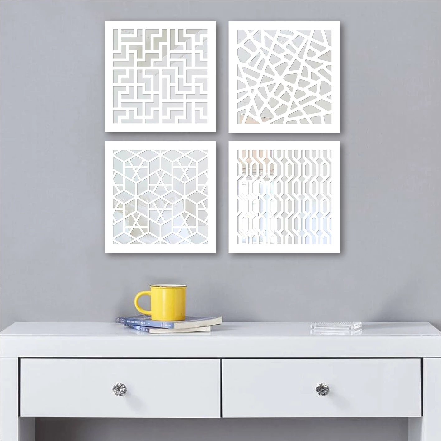 Set pasqyrash (4 copë), Wallity, BYZ7436502136115