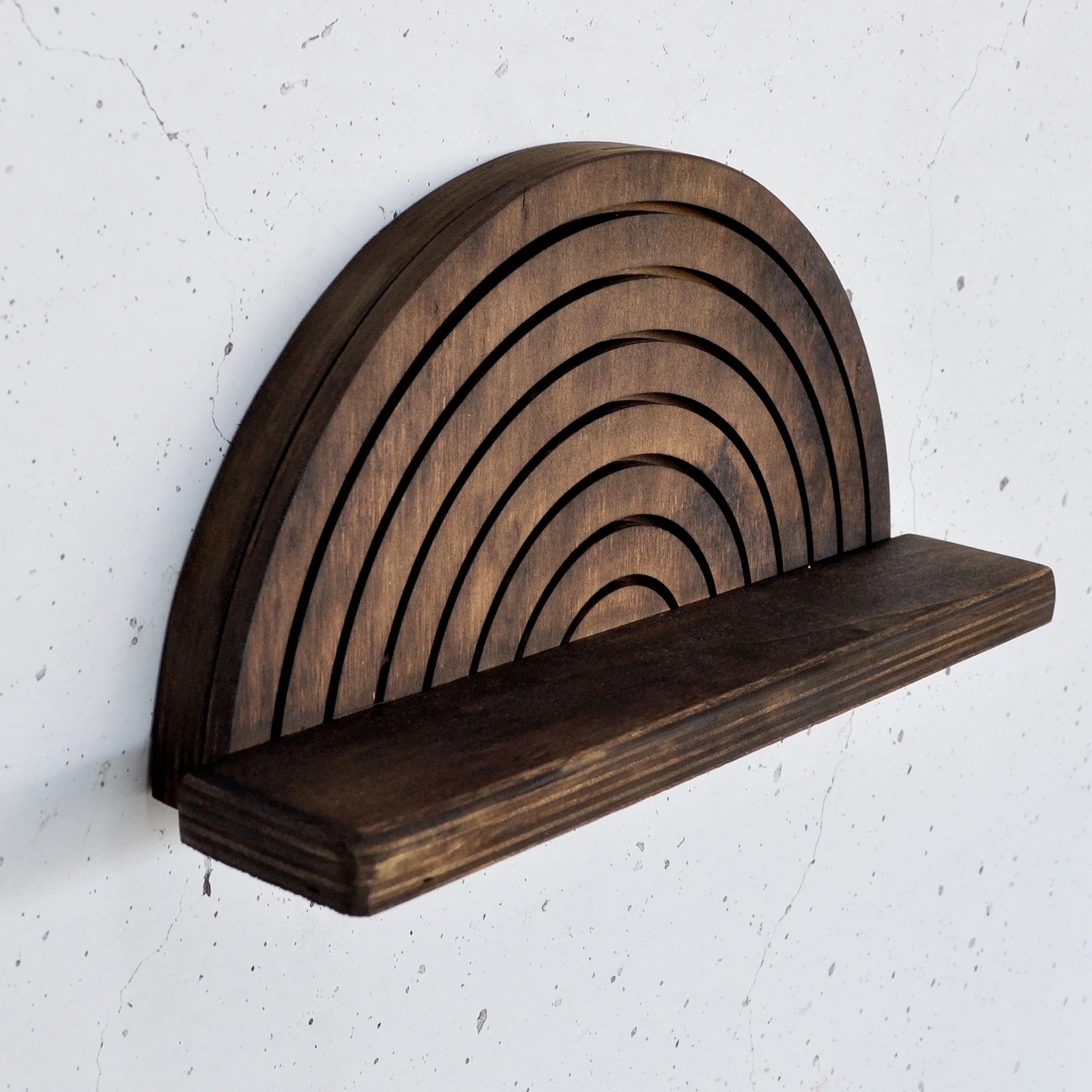 Raf dekorativ prej druri për mur, Skye Decor, Raf295