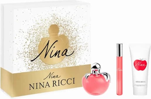 Set Eau de Toilette për femra Nina Ricci Nina 3 copë, 50ml