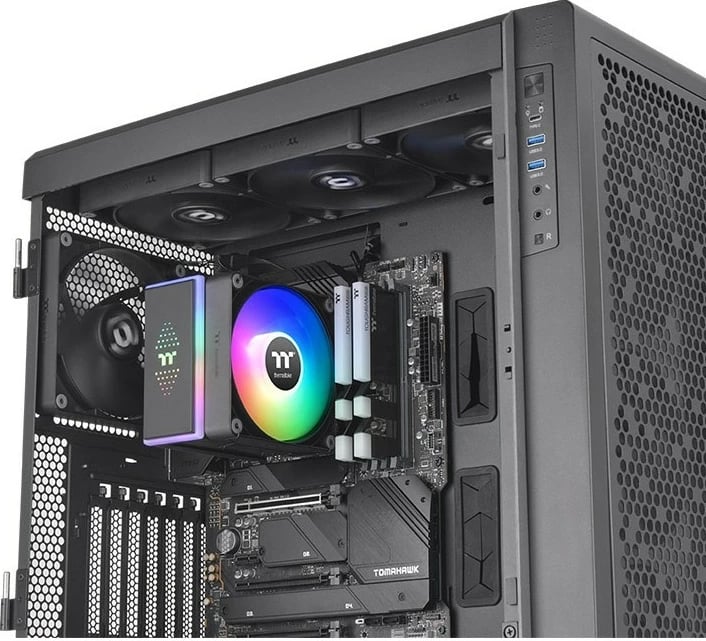 Ftohës ajri Thermaltake ASTRIA 400, 12 cm, 500-1800 RPM, 65 cfm, ngjyrë e zezë