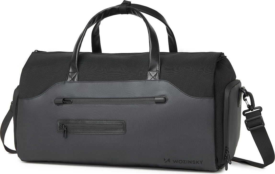 Çantë udhëtimi Wozinsky Premium, 45L, me xhep të lagësht, e zezë Çantë udhëtimi Wozinsky Premium, 45L, me xhep të lagësht, e zezë