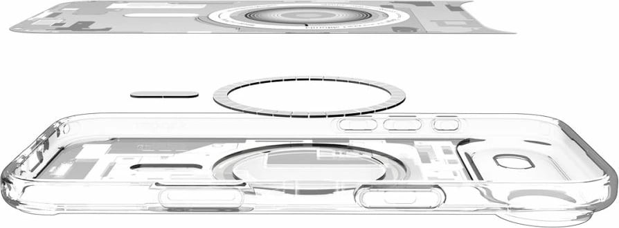Mbështjellës Spigen Ultra Hybrid MagSafe për iPhone 17 Air, i bardhë