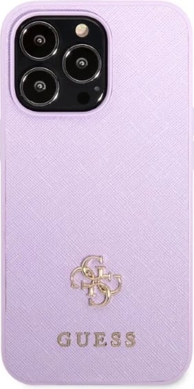 Mbështjellës Guess GUHCP13XPS4MU për iPhone 13 Pro Max 6.7", Saffiano 4G Small Metal Logo, vjollcë Mbështjellës Guess GUHCP13XPS4MU për iPhone 13 Pro Max 6.7", Saffiano 4G Small Metal Logo, vjollcë