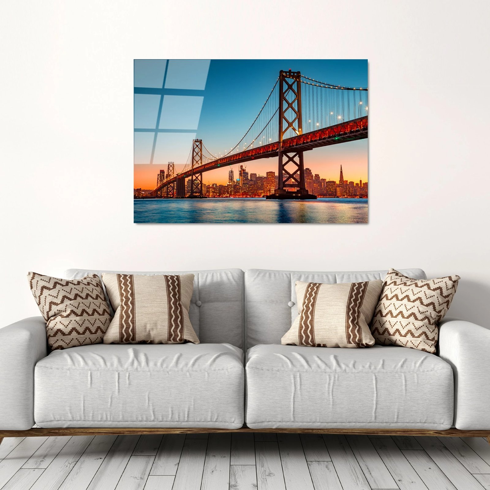 Pikturë dekorative prej xhami të temperuar, Wallity UV-170, shumëngjyrëshe, 70x100cm