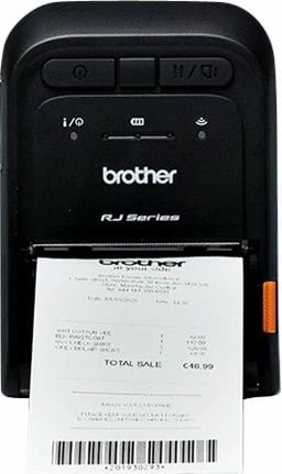 Printer termik portativ Brother RJ2035BXX1, Bluetooth, NFC, USB, i zi