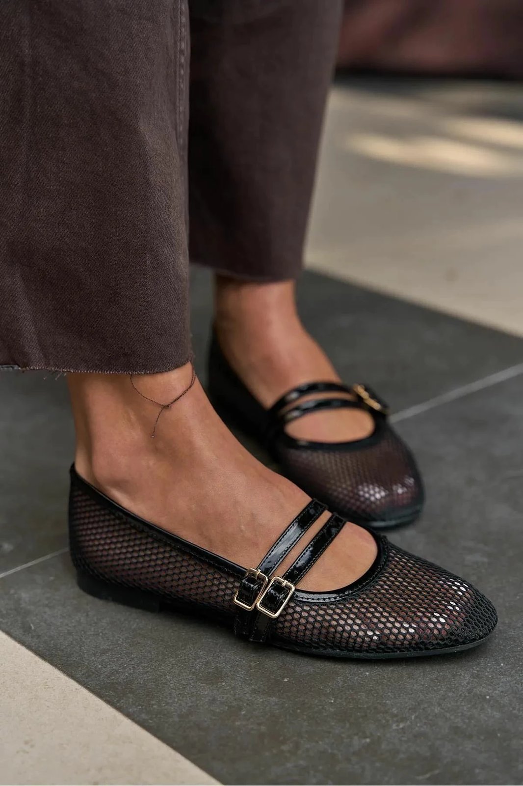 Balerina për gra, Babette Jumeon, MK1340025YR20-001, e zezë