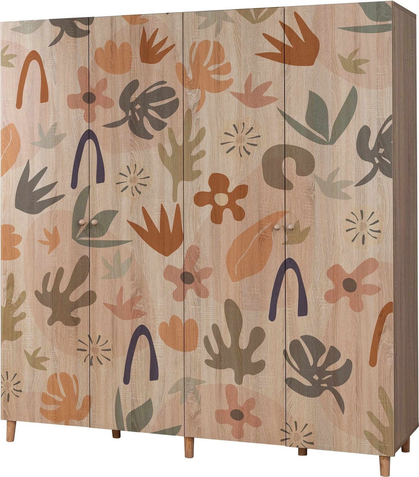 Dollap Sonomo me dekor, Skye Decor, Loni 4 -906