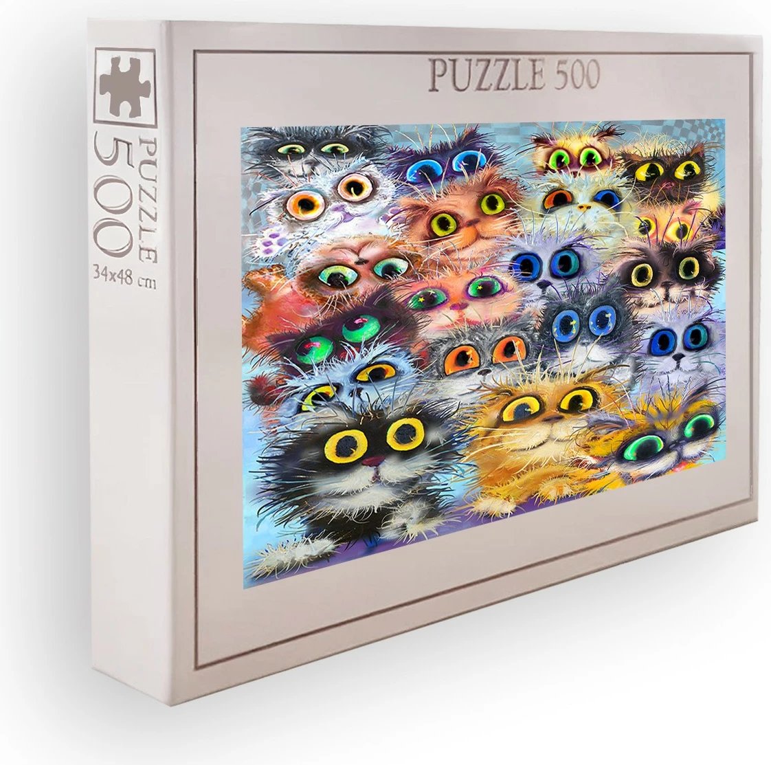 Puzzle me 500 copa, shumëngjyrësh, Evila Originals, PZL_0166_500