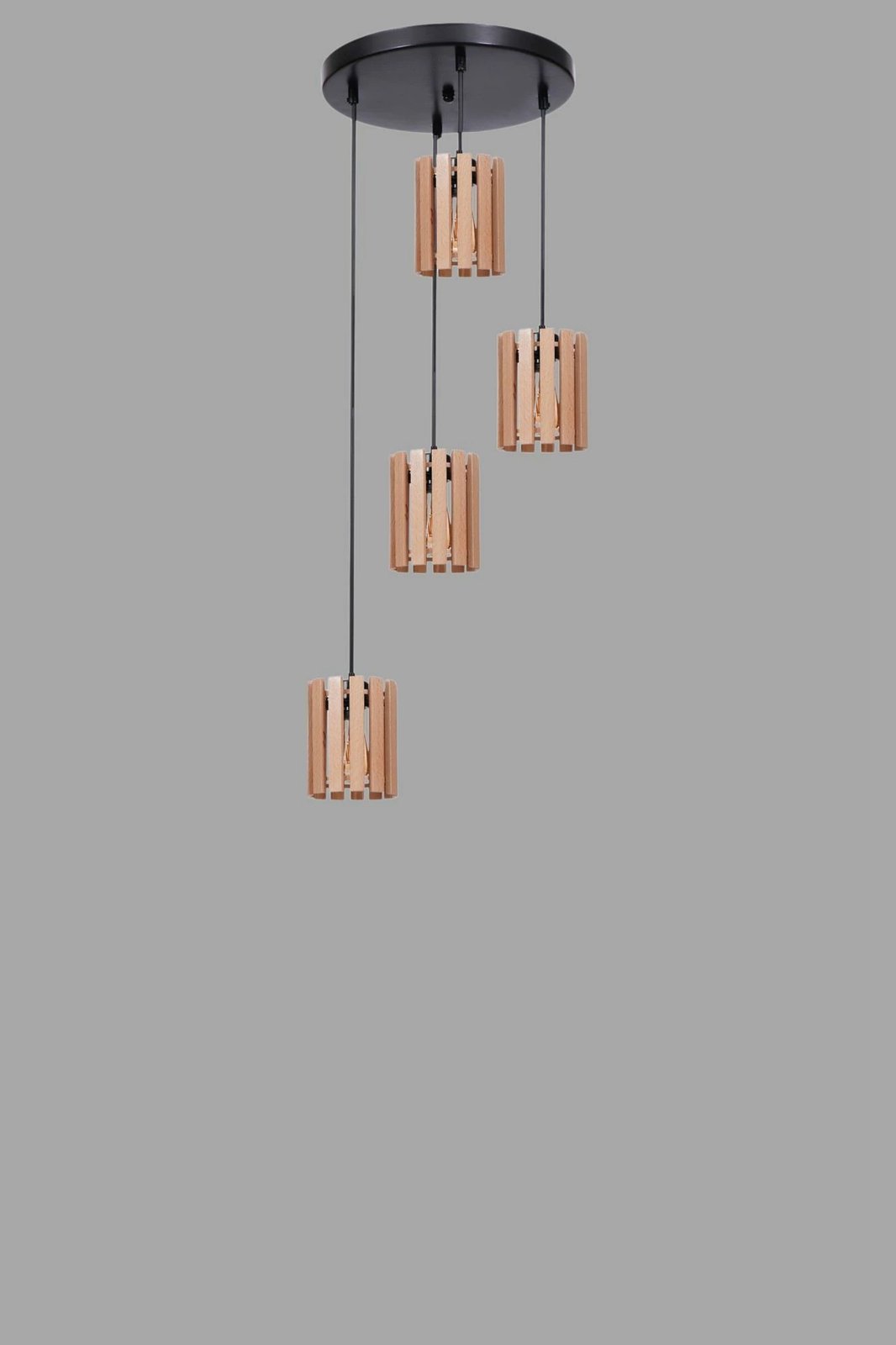 Llambë tavani Opviq, ngjyrë lisi dhe e zezë, 9075-4