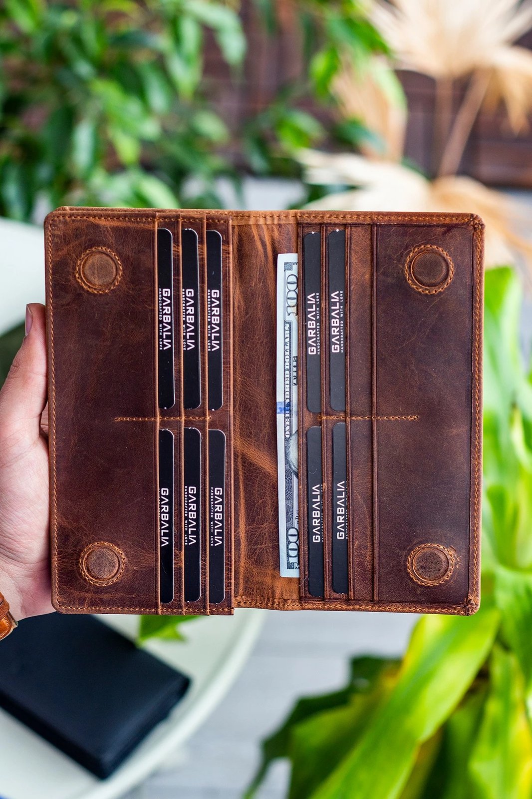 Portofol për burra, ngjyrë tan, Zoozie Bags, Hamburg