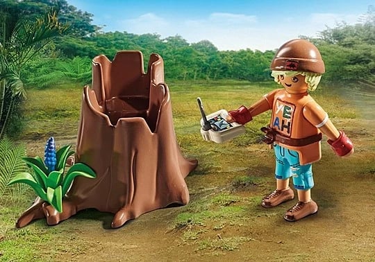 Set lodrash Playmobil Dinos 71525, stacion kërkimor për dinosaur Dimorfodon, 49 pjesë