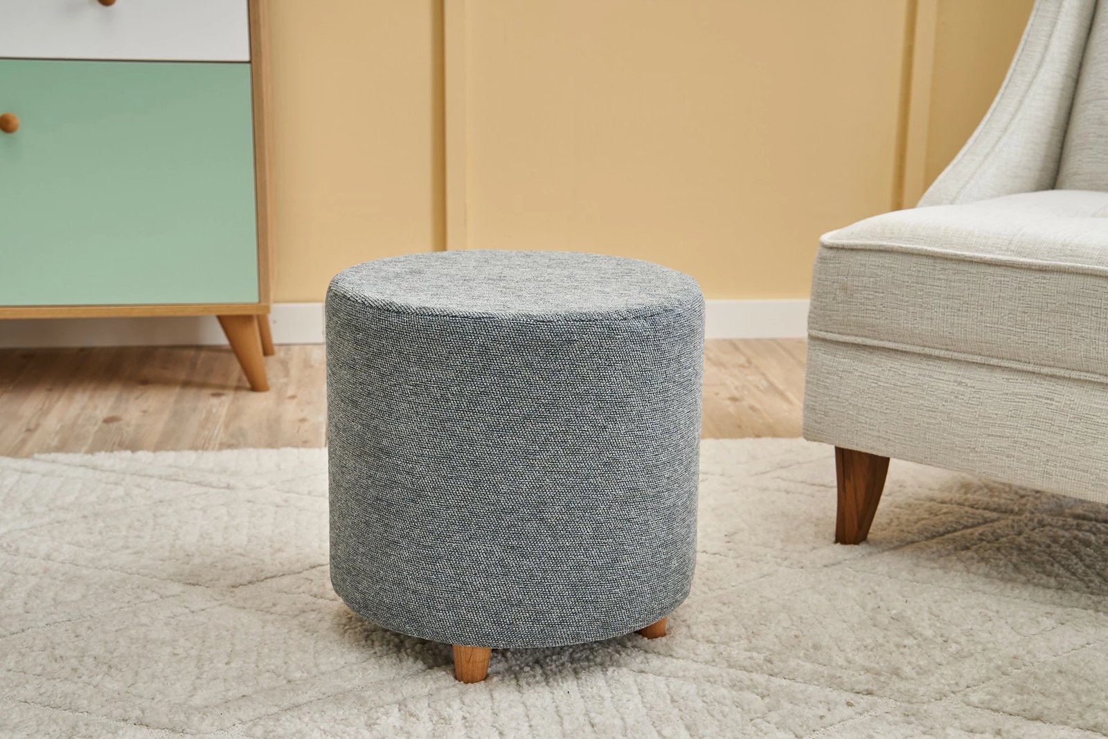 Puf Atelier del Sofa, Mario Gabbana 14, ngjyrë gri