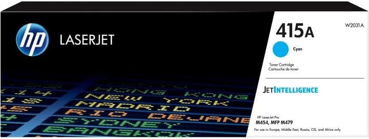 Toner HP 415A (W2031A) 2300 faqe origjinal për Color LaserJet, cyan