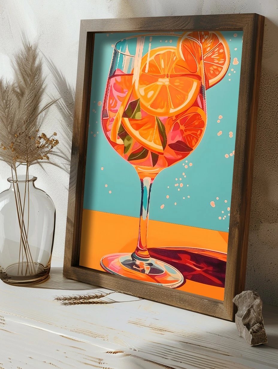 Pikturë dekorative me kornizë MDF, Wallity, GE251-L