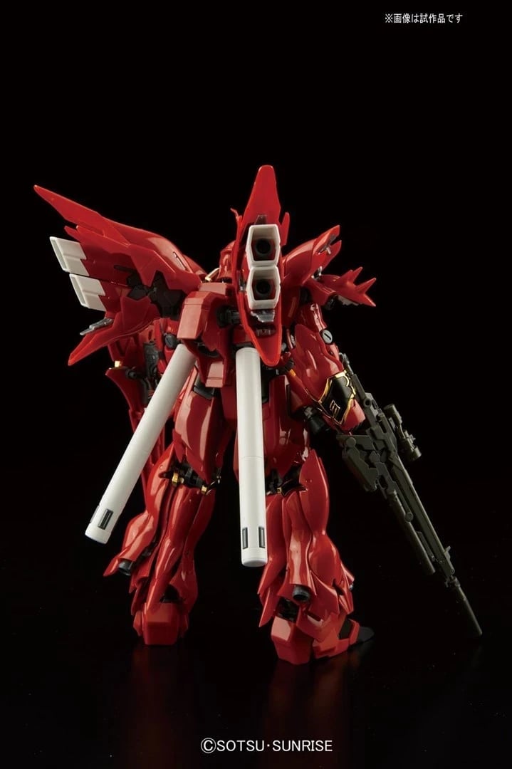 Model Sinanju Bandai RG 1/144, e kuqe Model Sinanju Bandai RG 1/144, e kuqe