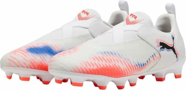 Atlete futbolli për fëmijë Puma, të bardha