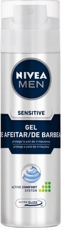 Xhel rroje për meshkuj Nivea Sensitive 200ml Xhel rroje për meshkuj Nivea Sensitive 200ml