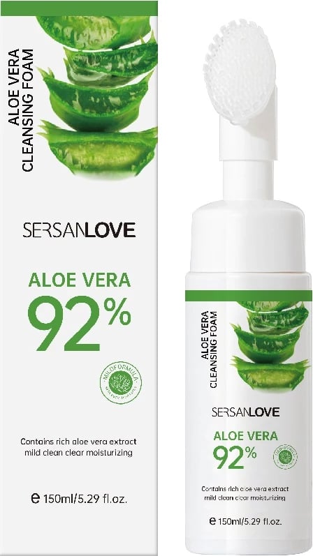 Shkumë pastruese për fytyrë SersanLove Aloe për femra 150ml