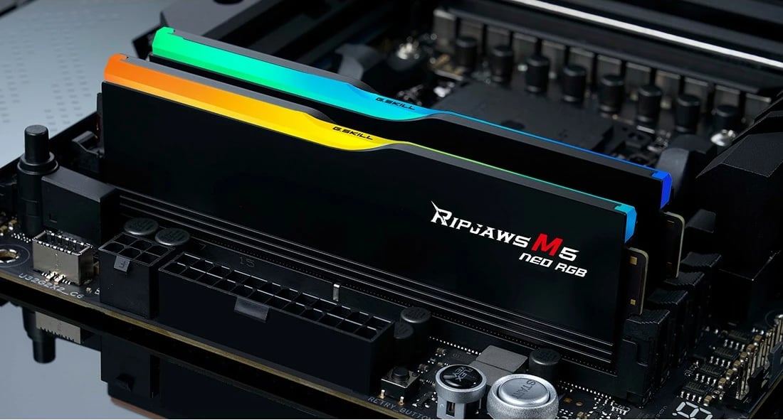 RAM Memorje G.Skill Ripjaws M5 Neo RGB 48GB (2x24GB) DDR5 6000MT/s, e zezë