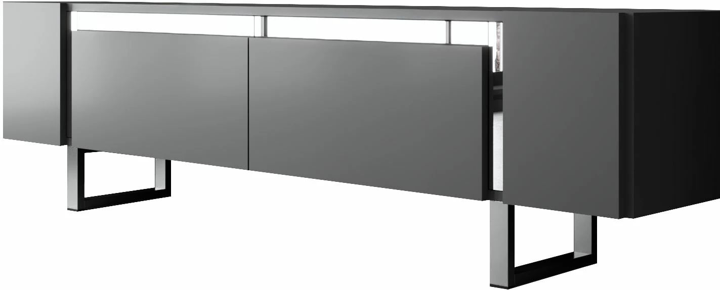 Komodë TV Hanah Home, Yildiz, antracit, argjend