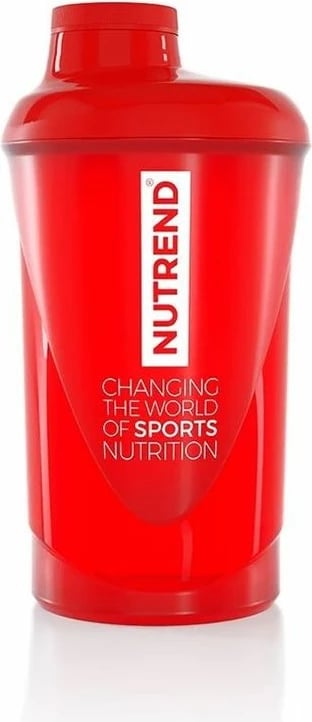 Shishe Shaker 600ml Kuqe