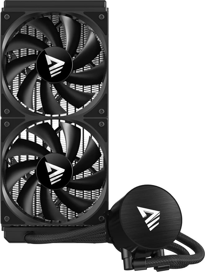 Ftohje me ujë për CPU, Savio NOX 240 mm, 2x120 mm PWM, TDP 250 W, pa ndriçim