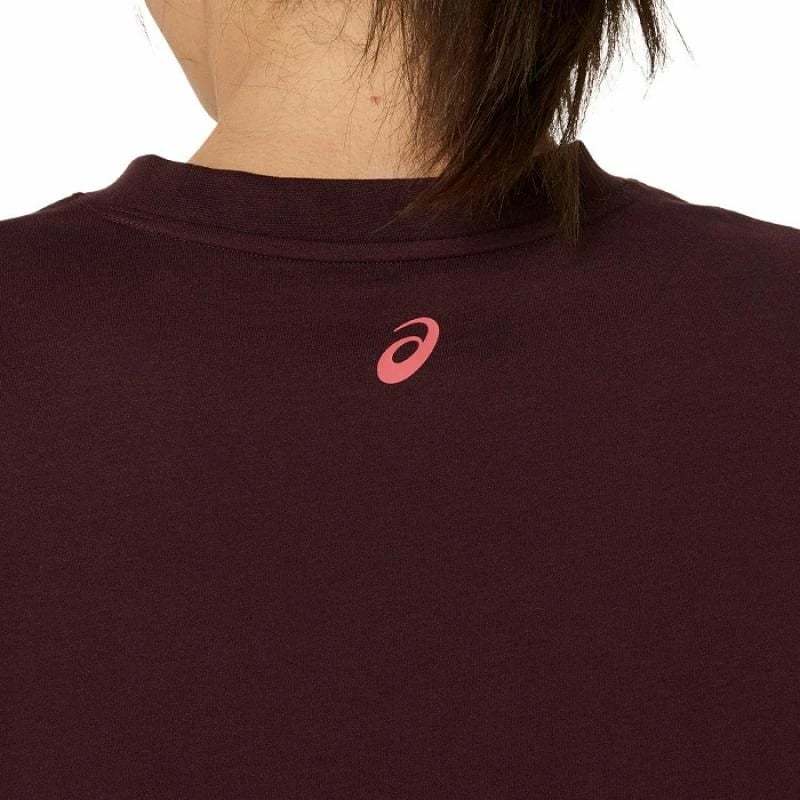 Maicë për femra Asics, e kuqe