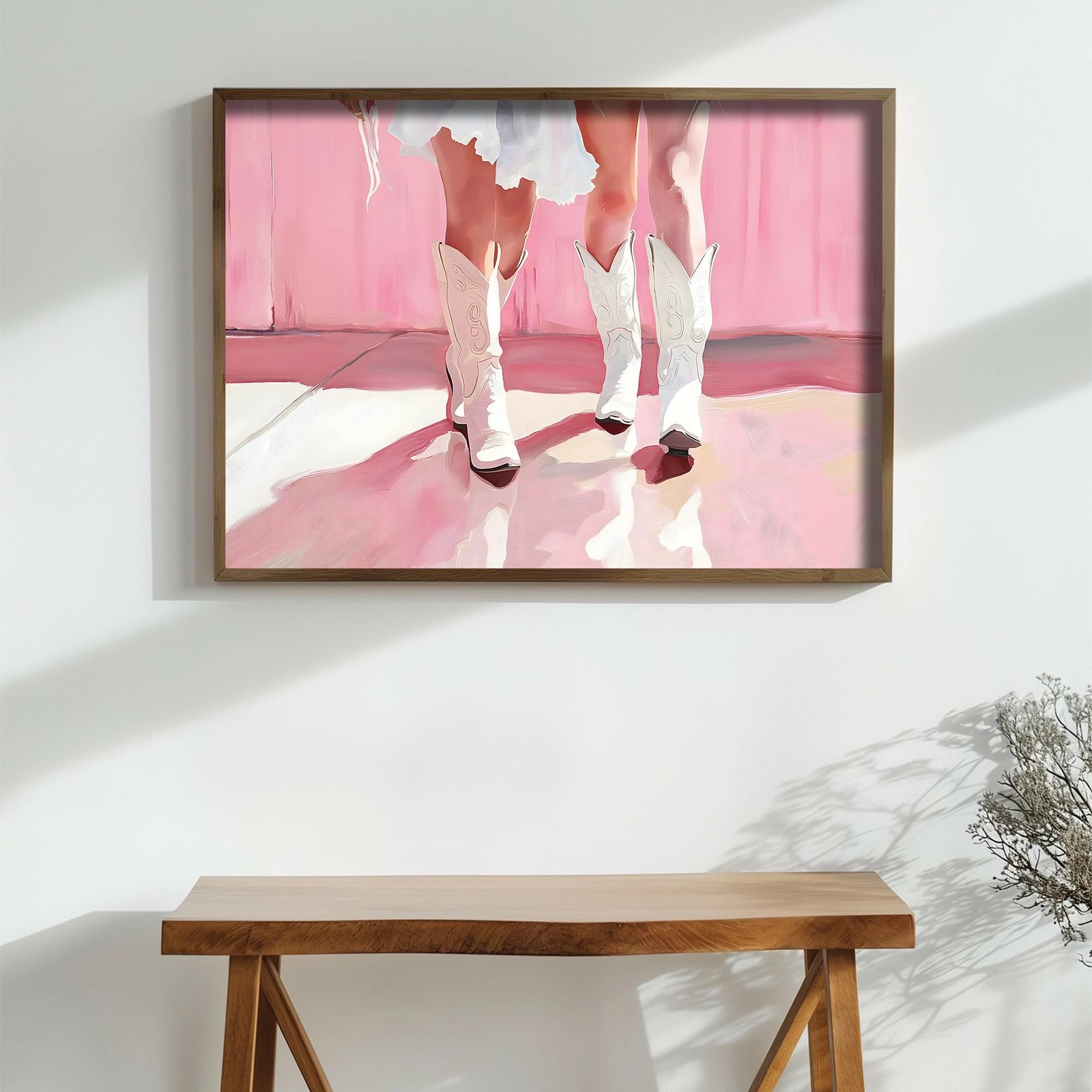 Pikturë dekorative me kornizë MDF, shumëngjyrëshe, Wallity, GE089-L