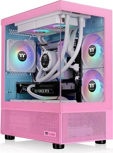 Kasë Thermaltake View 170 TG ARGB Mini, Bubble Pink