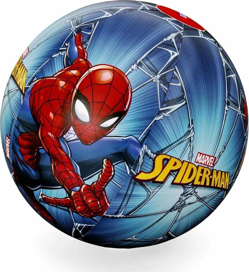 Top plazhi i fryrë, Bestway, Spider Man II, 51 cm, blu