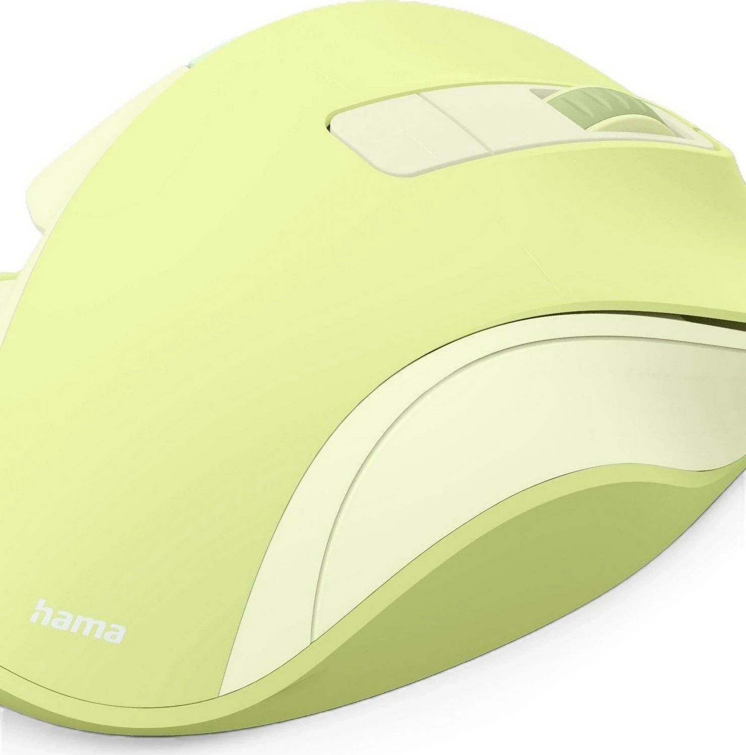 Maus Hama WM-500 ergonomik, wireless, 6 butona, e gjelbër