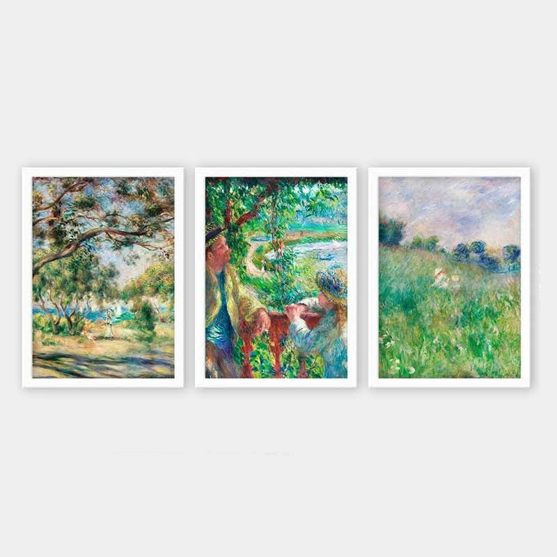 Pikturë dekorative me kornizë (3 copë), Wallity, 3BC_UN895095_3545