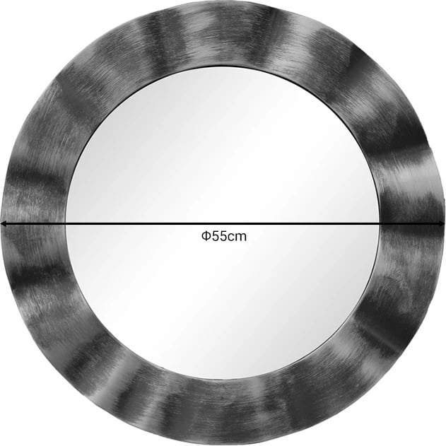 Pasqyrë Perfor Inart, ngjyrë bronzi, Φ55x2.5cm