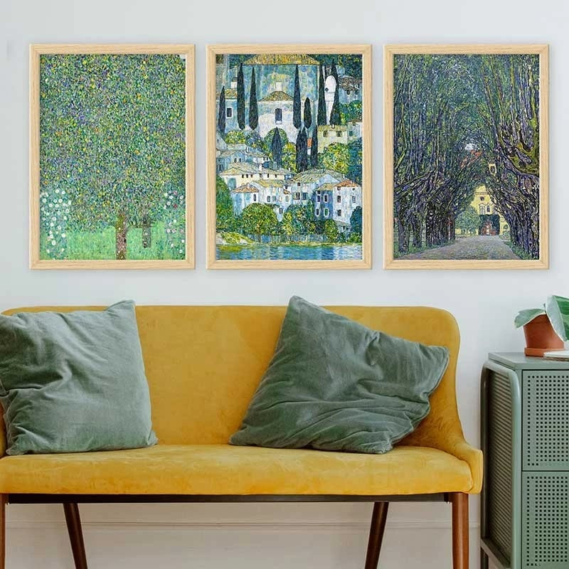 Pikturë dekorative me kornizë (3 copë), Wallity, 3NTC_UN3848003 _3545