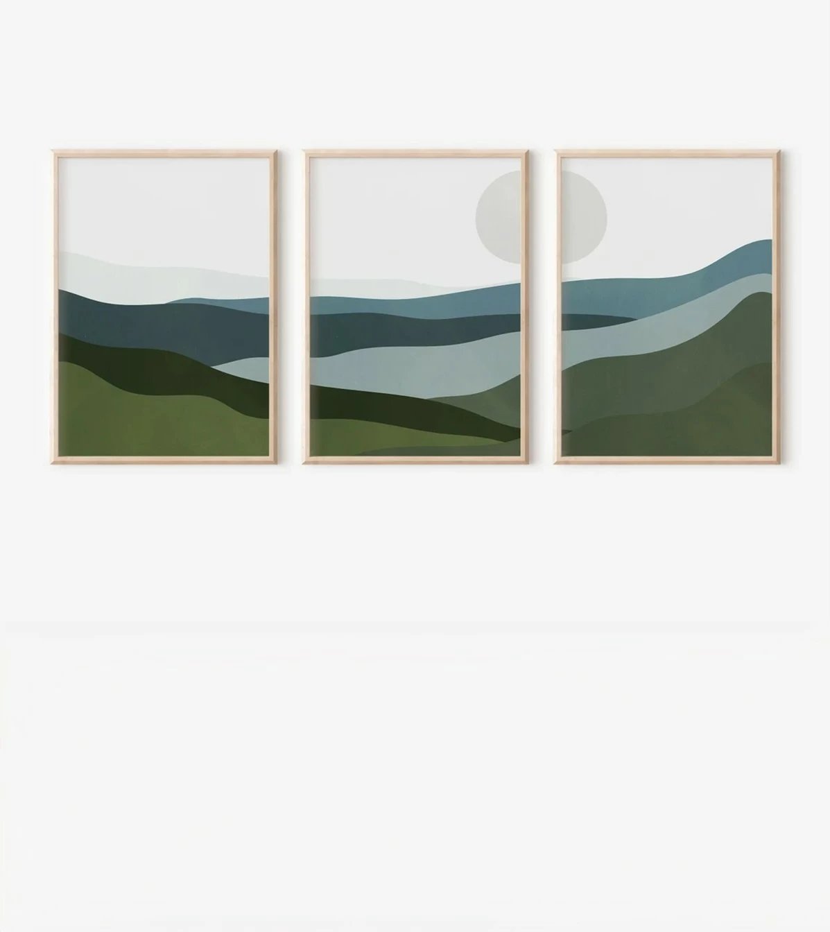 Pikturë dekorative me kornizë (3 copë), Wallity, 3Dartsohoset81