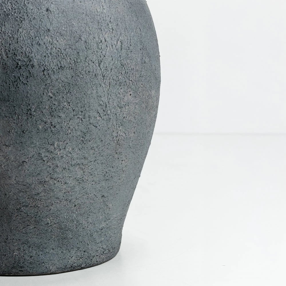 Vazo VESUVIUS, MgO, gri, 30x30x37cm