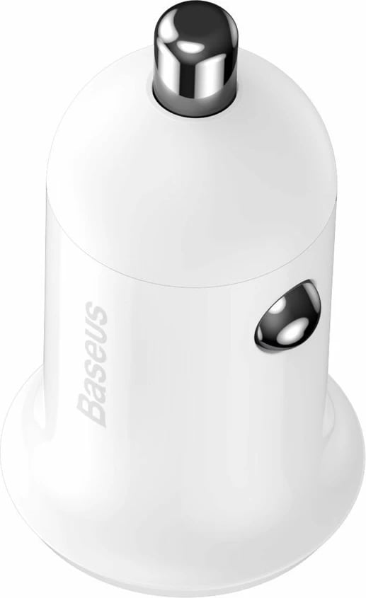 Karikues veture Baseus Grain Pro CCALLP-02, 2x USB-A, 4.8A, Bardhë
