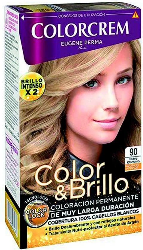 Bojë për flokë unisex Eugene Perma Colorcrem 90 Rubio Clarisimo