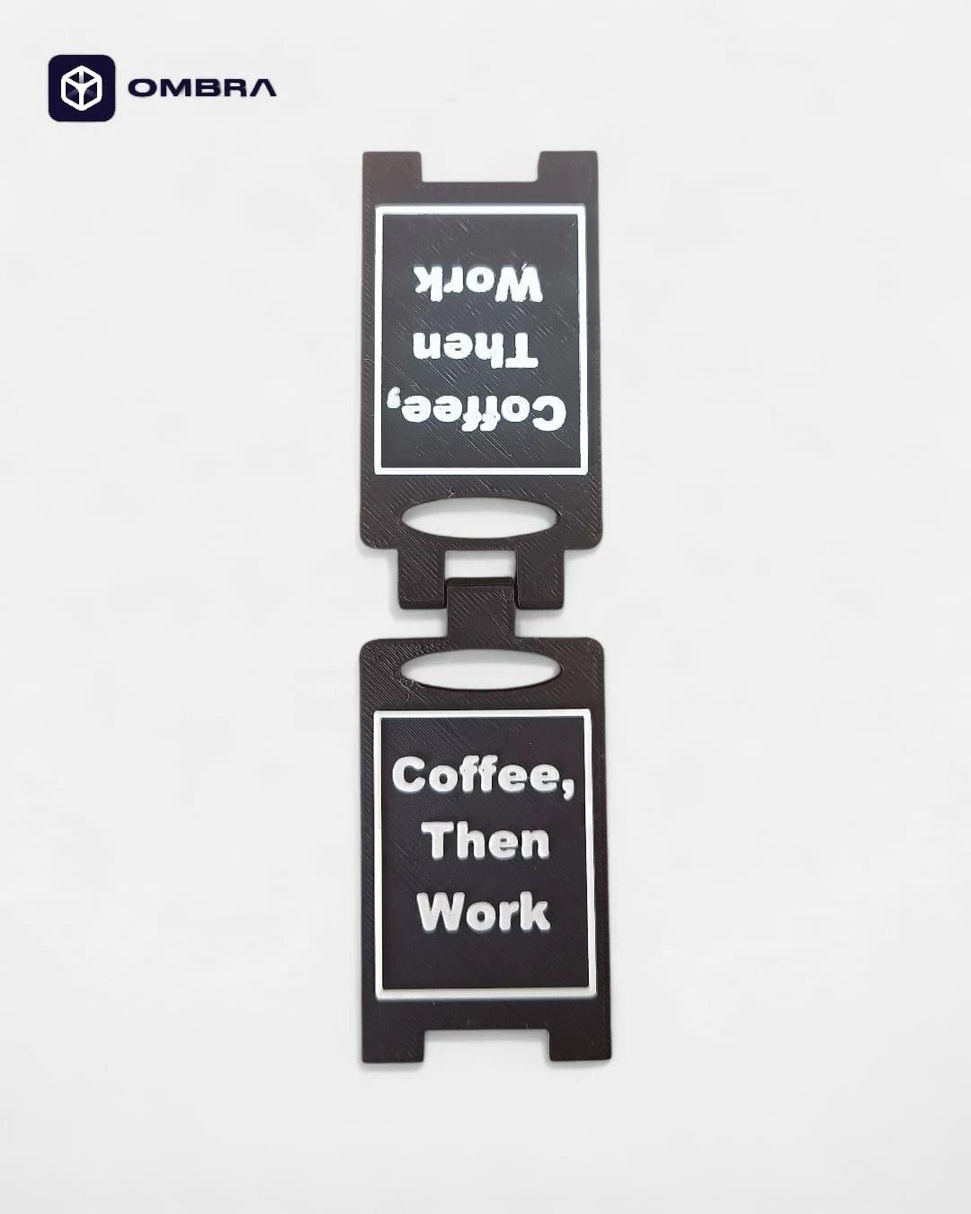 Tabelë "Coffee, then Work" - e zeze