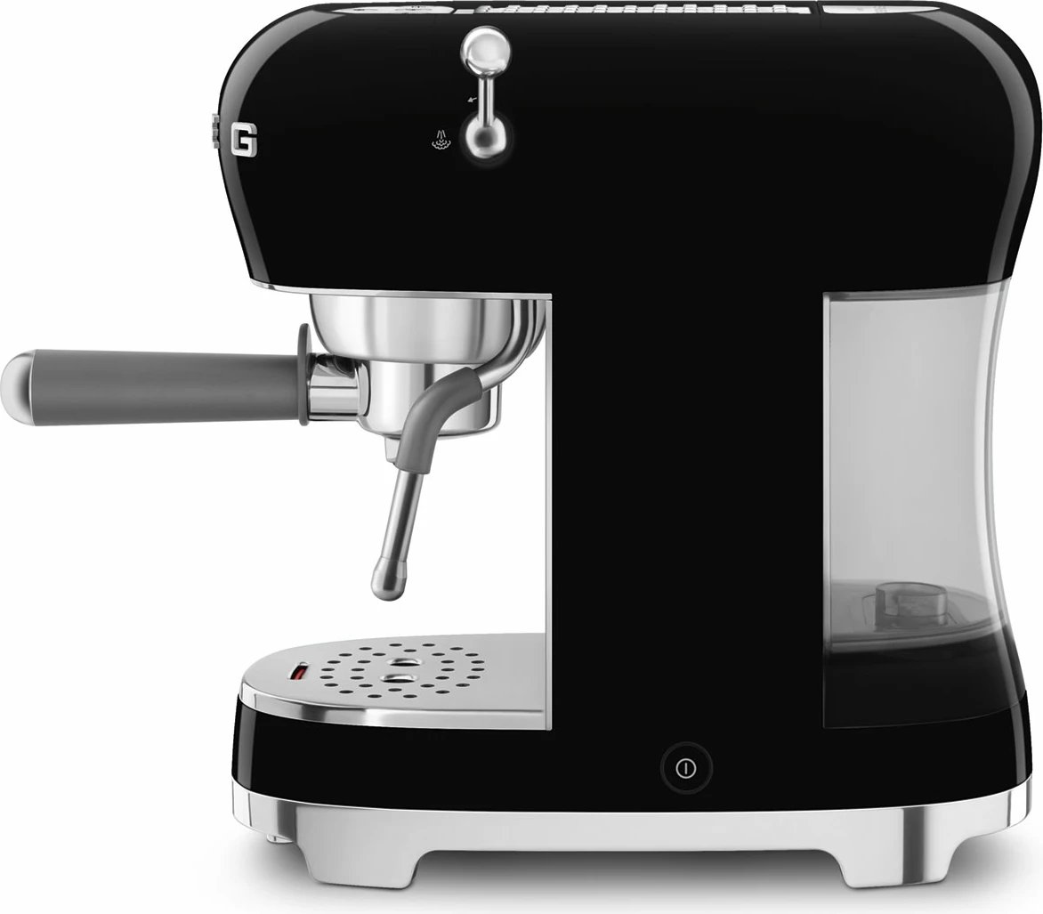 Aparat për kafe espresso SMEG ECF02BLEU, i zi