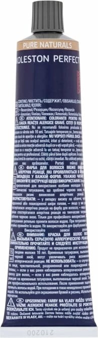 Ngjyrë flokësh për femra Wella Professionals Koleston Perfect Me+ Pure Naturals 4/00 kafe 60ml