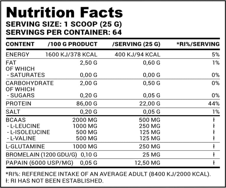 LA ISO Whey 1600 g