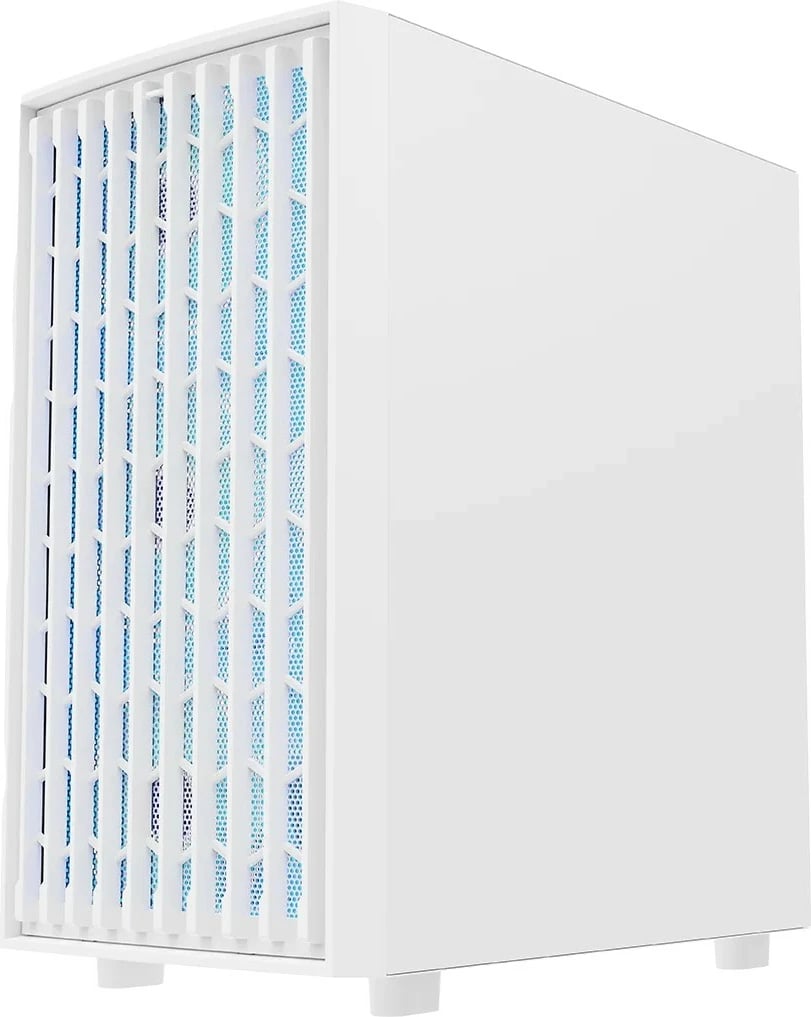 Kasë MODECOM Breeze ARGB FLOW Midi Tower, ARGB, e bardhë