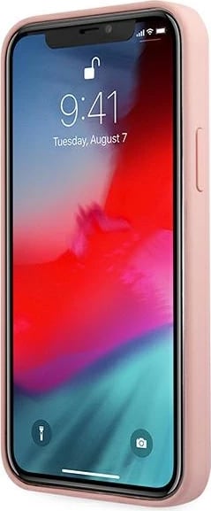 Mbështjellës Guess GUHCP12MLSVSPG për iPhone 12/12 Pro 6.1", silikon, rozë e gjelbër Mbështjellës Guess GUHCP12MLSVSPG për iPhone 12/12 Pro 6.1", silikon, rozë e gjelbër
