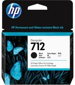 Kasetë boje, HP, 712 (3ED71A), 76–92 ml, e zezë