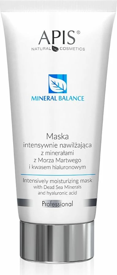 Maskë hidratuese intensive për femra APIS Mineral Balance me minerale nga Deti i Vdekur dhe acid hialuronik, 200ml