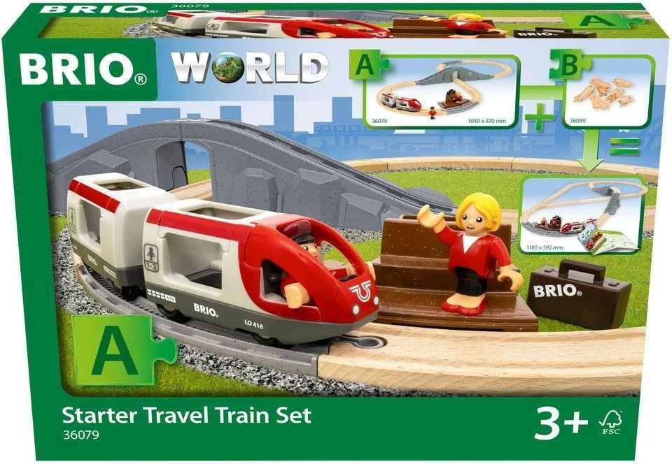 Set trenash lodër Brio Starter Set 63607900, multicolor